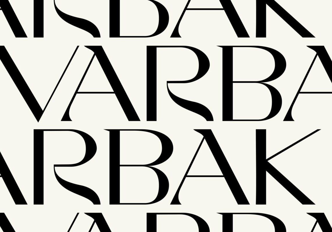 Varbak Vju logo og nettside